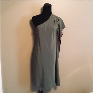 Revolve One Shoulder Ruffle Dress Sz S
